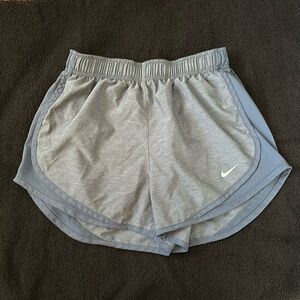 Nike Dri Fit Women’s Small Shorts Active Elastic Drawstring Waist Gray